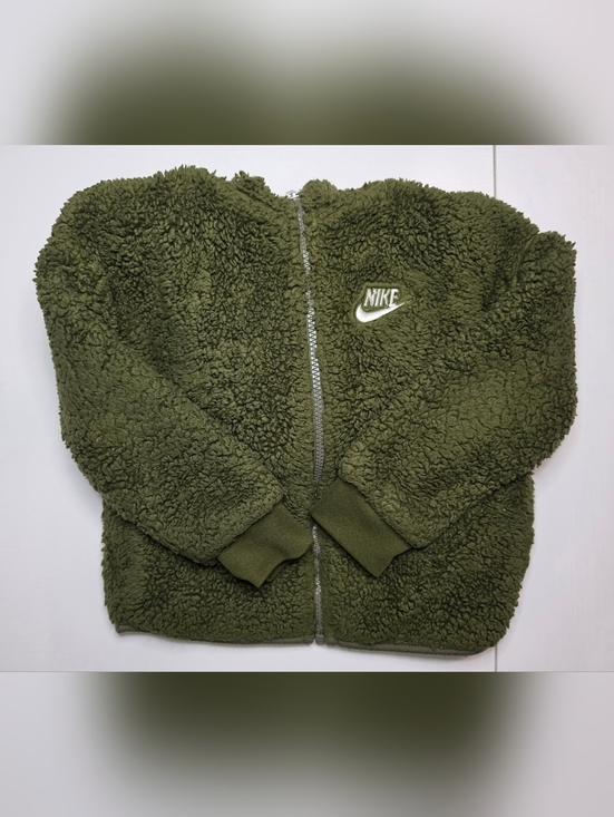 Nike Other - Nike Kids Olive Sherpa Puffer Jacket